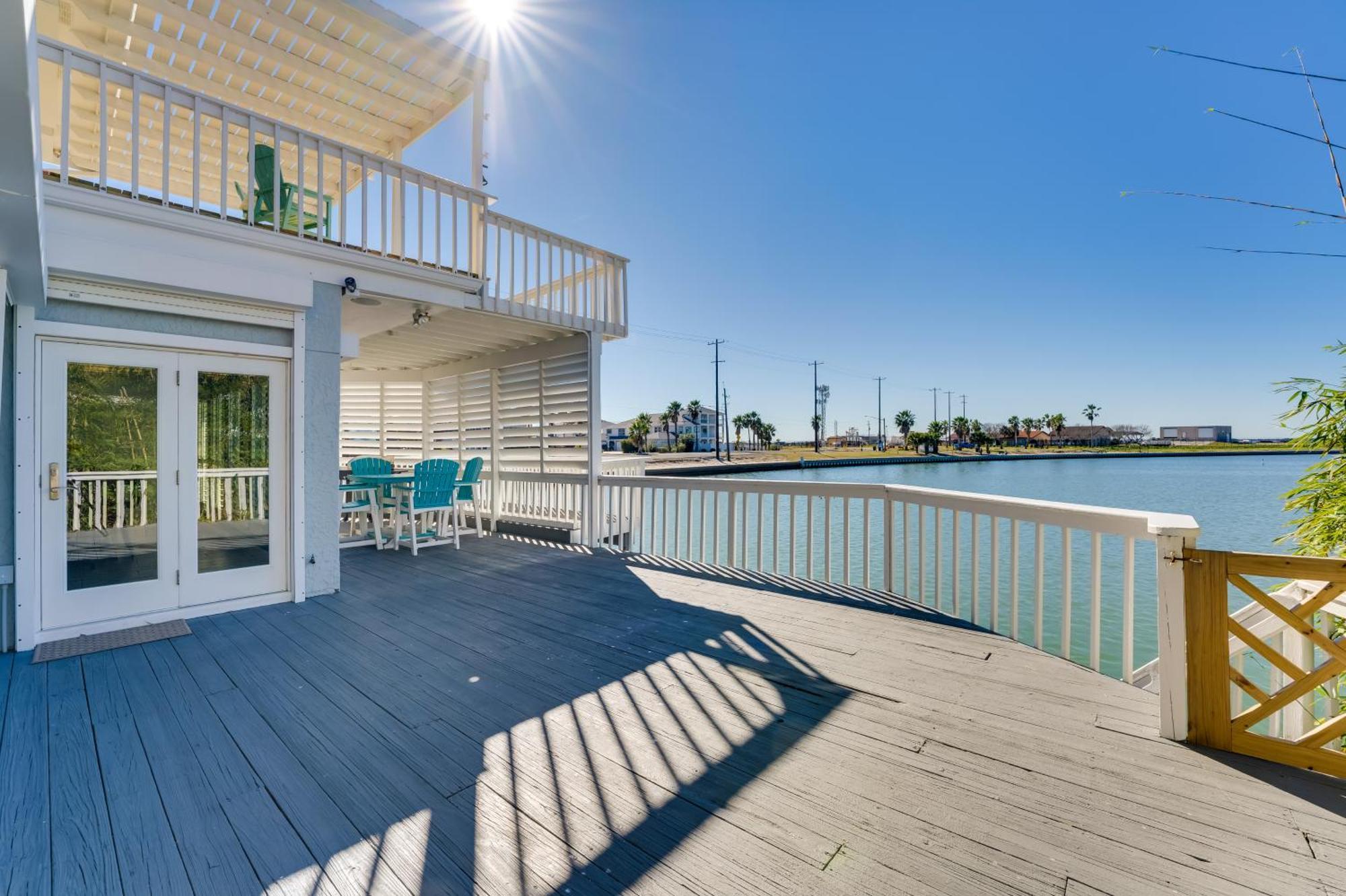 Waterfront Haven Padre Island Home With Swim Spa! Corpus Christi Exterior photo