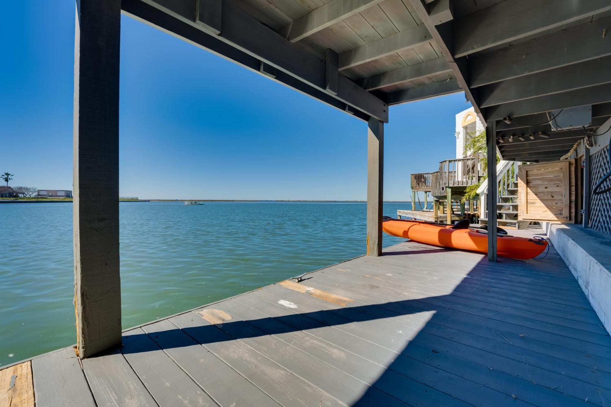 Waterfront Haven Padre Island Home With Swim Spa! Corpus Christi Exterior photo